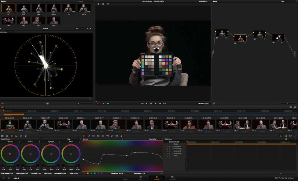 DaVinci Color Grading Video Editing